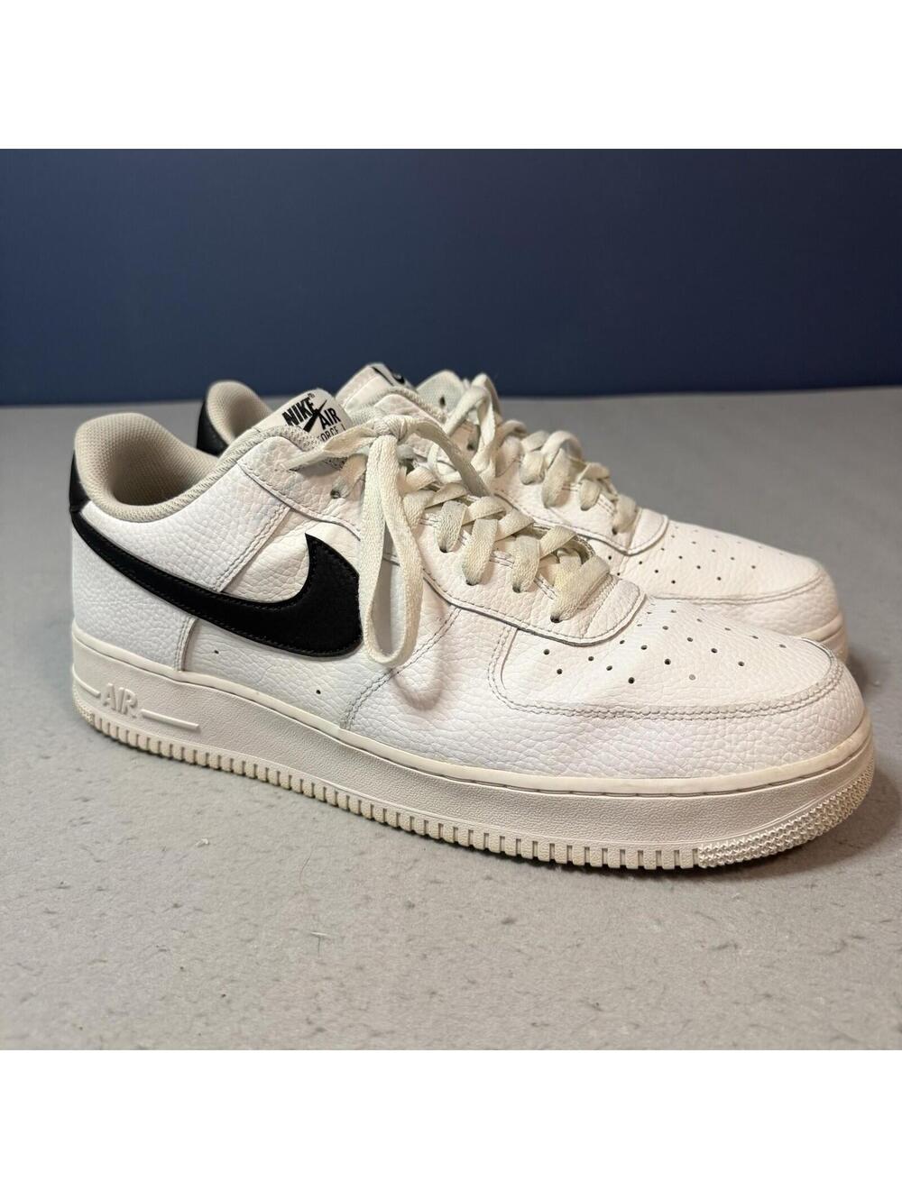 Nike Air Force 1 Low White Black CT2302-100 Men’s Size 14 Sneakers Shoes
